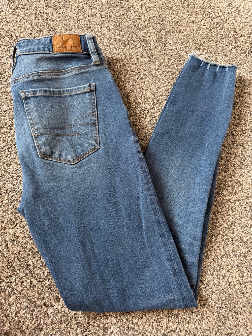 American Eagle Outfitters The Dream Jean, high rise jegging, size 0 #denim #ae